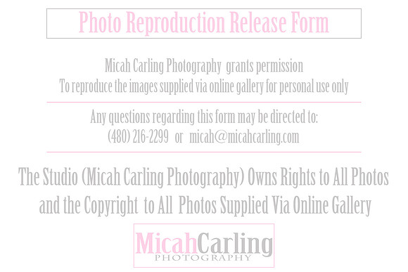 Micah Carling Photography Reproduction Rights Release